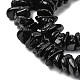 Натуральный черный турмалин бисер нитей&nbsp;LS-G-A285-A07-01-4