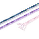 27 м сегментно окрашенные круглые полиэфирные витые шнуры&nbsp;OCOR-N009-02A-19-2