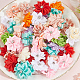 100 шт. 10 цвета полиэстеровый стразы цветок для украшения аппликации своими руками свадьба&nbsp;FIND-SP0004-89-7