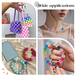 120шт 20 стиля непрозрачные акриловые бусины&nbsp;MACR-GO0001-14