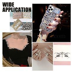 100 шт. 5 стиля diy плоская задняя часть k9 стеклянные стразы кабошоны&nbsp;RGLA-CA0001-05A