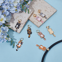 8 шт. подвеска-стетоскоп из эмалевого сплава&nbsp;HJEW-OC00201