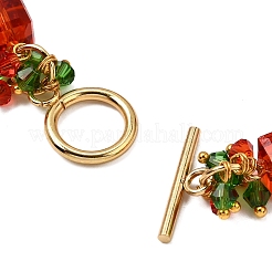 Браслеты из австрийского хрусталя с имитацией стекла k9&nbsp;BJEW-JB12056