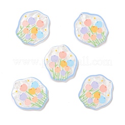 Акриловые подвески с рельефным принтом&nbsp;MACR-O044-07B