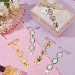 10шт железные броши&nbsp;JEWB-UN00006