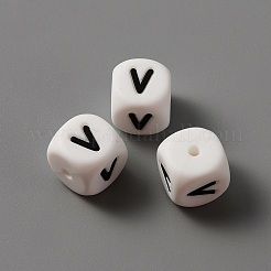 Пищевые экологически чистые силиконовые бусины&nbsp;LS-SIL-WH0001-41V