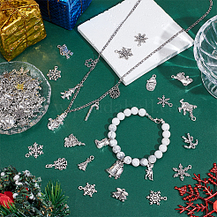 80 шт. подвески из сплава в тибетском стиле с рождественской тематикой&nbsp;FIND-UN0010-14