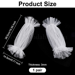 Съемные пышные рукава из полиэстера&nbsp;AJEW-WH0083-26