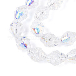 Гальванизируйте прозрачное стекло бисер нитей&nbsp;EGLA-N020-03A