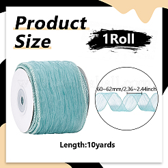 Лента из жемчужной ткани&nbsp;ORIB-WH0034-001B