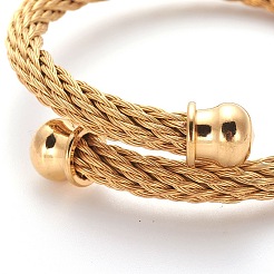 Наборы браслетов-зажимов из нержавеющей стали 304&nbsp;BJEW-L642-16