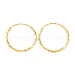 Серьги-кольца из стерлингового серебра s925&nbsp;EJEW-C179-05A-G