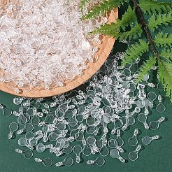 500 шт. пластиковые плоские накладные скобы с клеевым слоем&nbsp;KY-YW0002-14