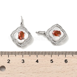 Латунные микро проложить кубического циркония подвески&nbsp;KK-P260-20P