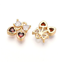 Латунные микро проложить кубического циркония подвески&nbsp;KK-N261-94D-G