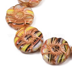 Чешские прессованные стеклянные бусины GLAA-I061-27