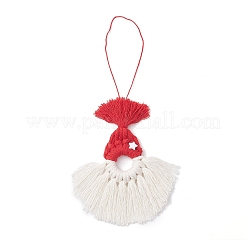 Подвесное украшение из хлопковых ниток ручной работы&nbsp;HJEW-JM04283