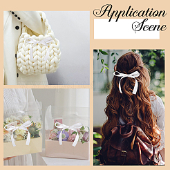 Полиэстеровая лента с золотой окантовкой&nbsp;OCOR-WH20018-12A-01