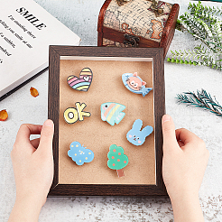 Пластиковые фоторамки&nbsp;DJEW-WH0043-14A-02