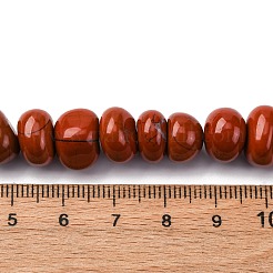 Нити натуральных бусин из красного язепера&nbsp;LS-G-RM250109-B4