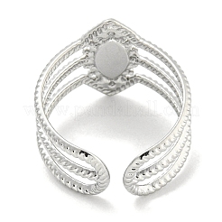 Кольца-манжеты из синтетической бирюзы из нержавеющей стали 304&nbsp;G-Z056-03P-04