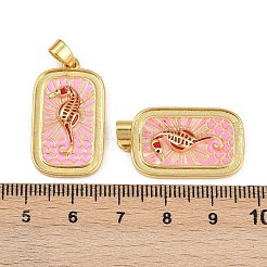 Латунь эмаль подвески&nbsp;KK-L190-013G-02