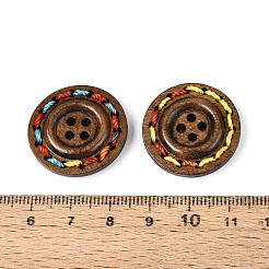 Круглыми 4-holebuttons с красочными нить завернуты&nbsp;NNA0Z51