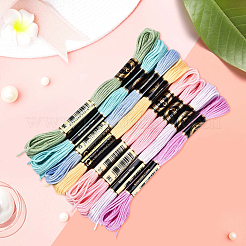 8 моток ниток полиэстеровых швейных 8 цветов&nbsp;OCOR-WH20074-09A