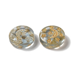 Прозрачные бусины лэмпворк&nbsp;LAMP-P065-04A-03