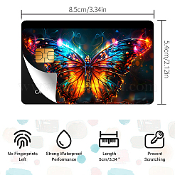 Пластиковые водонепроницаемые наклейки для карточек&nbsp;STIC-WH0032-022