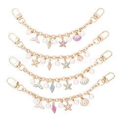 Сплав цепи сумки удлинители цепи&nbsp;HJEW-FS00057-01