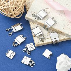 Коробка из цинкового сплава конвертер с магнитными застежками&nbsp;LS-PALLOY-C159-01P