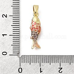 Латунь эмаль подвески&nbsp;KK-P336-34G-01