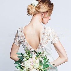 4 ярд полиэстеровой цветочной кружевной ленты 4 стилей&nbsp;OCOR-AR0001-72