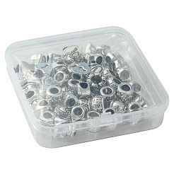 60шт 10 стиля европейские бусины из сплава в тибетском стиле&nbsp;MPDL-FS0001-02A