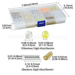 Наборы для изготовления браслетов из круглых стеклянных бусин своими руками&nbsp;SEED-FS0001-34