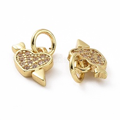 Латунные микро проложить кубического циркония подвески&nbsp;KK-E068-VF032