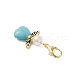 Синтетические бирюзовые подвески&nbsp;HJEW-JM04017-01