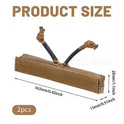 Тактическая жилетная лента-молния из нейлона и пластика&nbsp;DIY-WH0128-60A