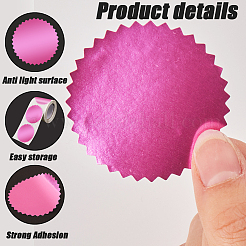 Бумажные самоклеящиеся пустые наклейки с зубчатыми краями&nbsp;DIY-WH0504-151F