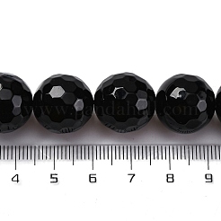 Нити бусин из натурального полосчатого агата (окрашенного и нагретого)&nbsp;G-K390-A16-01