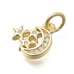 Латунные микро проложить кубического циркония подвески&nbsp;KK-D431-020C-G