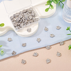 60 шт. подвески из нержавеющей стали 304. подвеска в виде отпечатка лапы&nbsp;STAS-TA0001-45