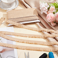 Лента из полиэстера с кисточками длиной 25 м.&nbsp;OCOR-WH0082-192A