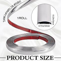 Самоклеящаяся ПВХ-накладка на молдинг салона автомобиля&nbsp;AJEW-WH20020-082C-03