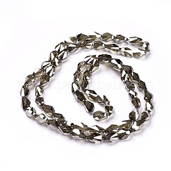 Стеклянные бусины с гальваническим покрытием &nbsp;EGLA-F147-PL01-A