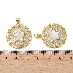 Латунные микро проложить кубического циркония подвески&nbsp;KK-D057-05G