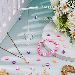 400шт 4 стиля ручной работы бусины из полимерной глины&nbsp;CLAY-FH0001-28