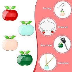 10 шт. латунные эмалевые подвески ко Дню учителя&nbsp;KK-YW0002-48