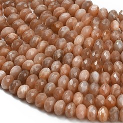 Натуральный Sunstone бисер пряди&nbsp;G-C280-A05-02